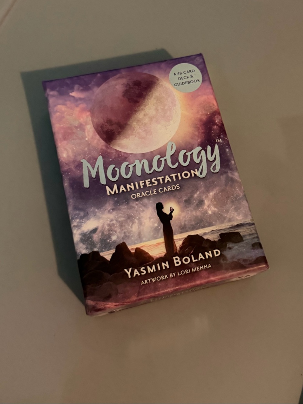 Moonology Manifestation Oracle Cards - Purple Deck by